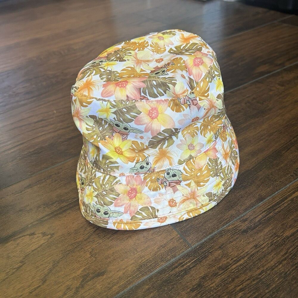 Star Wars Toddler Girl Grogu 'Baby Yoda' Reversible Sunhat (One Size) Bucket Hat